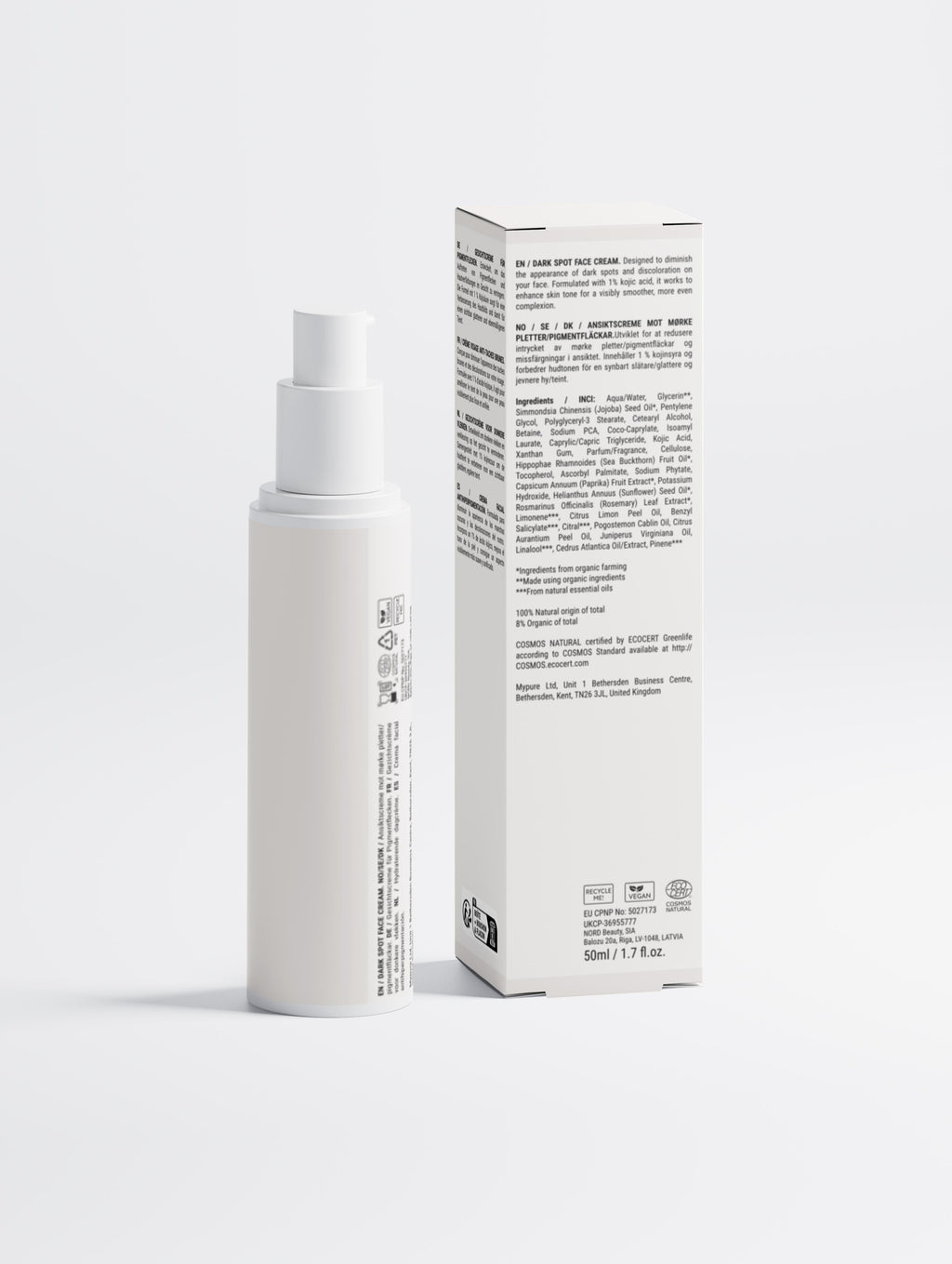 Dark Spot Face Cream with Kojic Acid